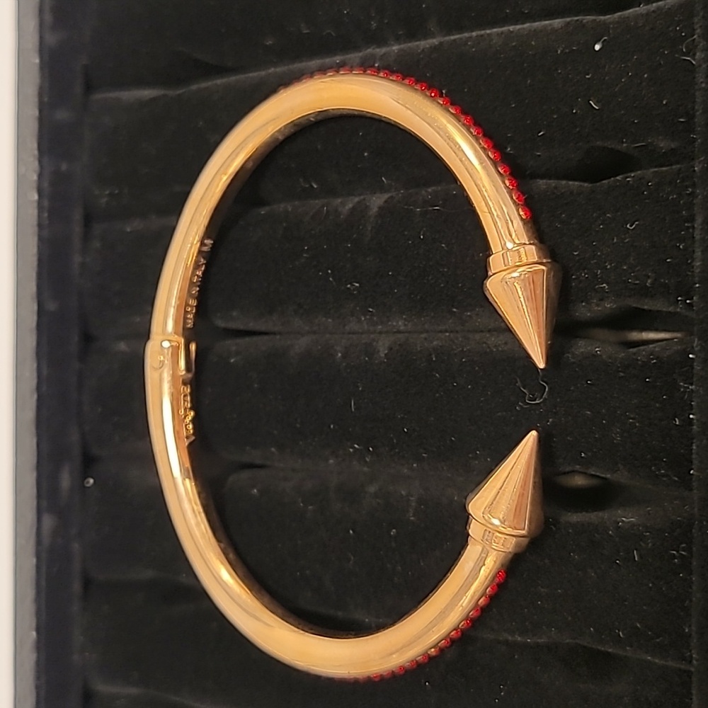 Vita Fede Mini Titan Side Surf Bracelet Rose Gold Red Light Siam Unisex New